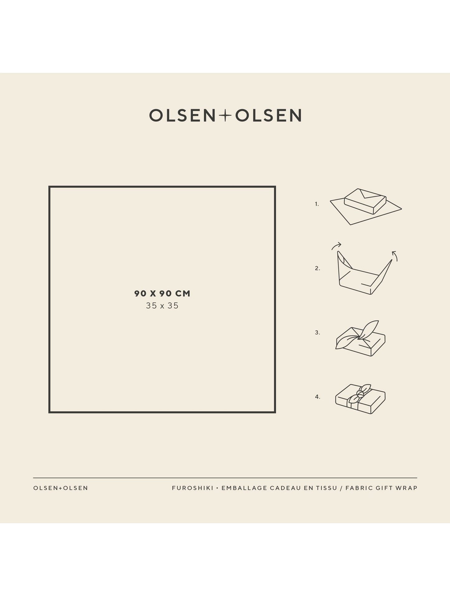 Olsen And Olsen Stoff Geschenk Verpacken