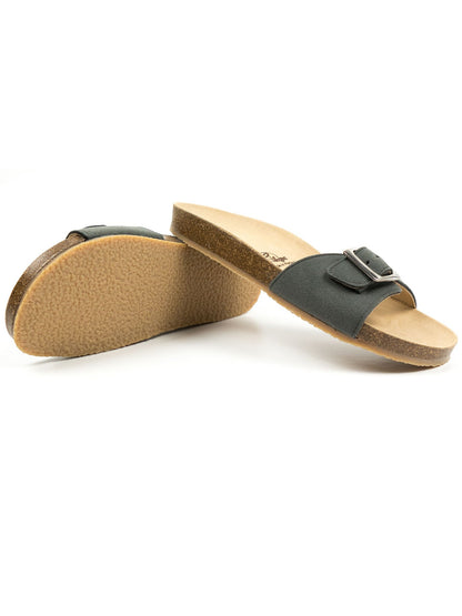 Einriemige Sandalen mit Fußbett | Will's Vegan Shop